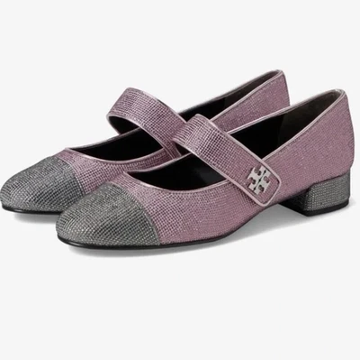Tory Burch женщин розовый и серый Мэри Джейн туфли Sz 9 новый с Ярлыками - Изображение 1 из 4
