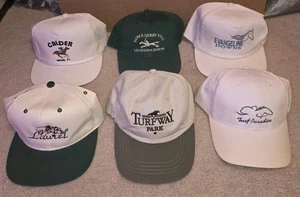 6 Vintage Pferderennen Snapback Hüte Caps - Bild 1 von 7
