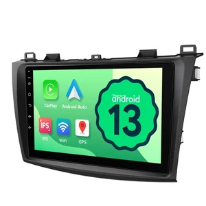 For Mazda 3 2010-2013 9" IPS Android 13 Car Stereo Radio GPS Navi CarPlay WiFi - Picture 1 of 25