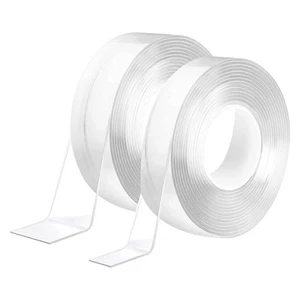 Double Sided Tape Heavy Duty 2 Rolls, 20ft Nano Tape Double Sided,Adhesive Ta... - Picture 1 of 7