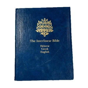 The Interlinear Bible Hebrew-Greek-English 1986 Jay Green Hardback Study Bible - Imagen 1 de 14