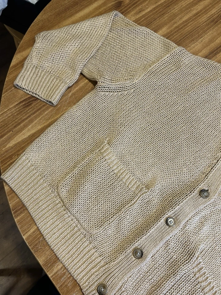 Cárdigan grueso con cuello en V Ralph Lauren XXL para mujer Foto 1 de 4