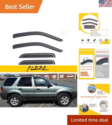 Durable Acrylic Window Visors for 2005-2011 Mercury Mariner - Tape-On Style Foto 1 de 4