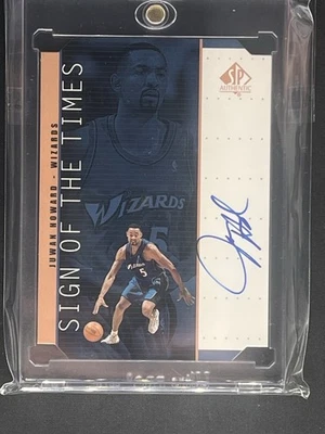 1998-99 SP Authentic Juwan Howard Sign of the Times Bronze Auto #HW - Image 1 of 2