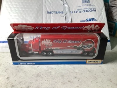 Matchbox King of speed Mac tools racing transporter Kenny Bernstein 301 series - Image 1 of 4