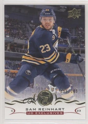 2018-19 Upper Deck UD Exclusives /100 Sam Reinhart #21 - Image 1 of 2