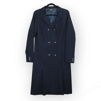 NEW 12 Pendleton Coat Dress Seasonless Wool Florence Navy MadeInUSA FreeShip - Image 1 of 4
