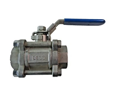 1-1/4" FC FLUID CONTROLS STAINLESS CF8M BALL VALVE 1000 WOG WELD SOCKET - Image 1 of 4