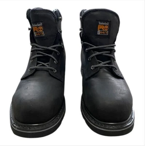 Timberland PRO Pit Boss 6” Steel Toe Work Boots Men’s Size 15 Black - Picture 1 of 7