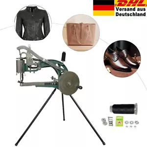 Schuh Macher Schuster Sattler Leder Näh Maschine Cobbler Handmaschine mit Stativ - Bild 1 von 14