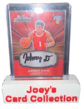 Johnny Davis - 2021-22 Alumination - Card#ABC-A - Auto - Red - /100 - PRC Wizard