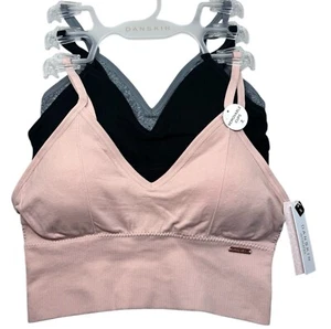 DANSKIN Womens 3-Pack Intimates Bra Bralette Removable Cups DS8471 Sz S Reg $54 - Picture 1 of 7