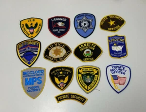 Lote de 13 parches de seguridad policial - Imagen 1 de 2