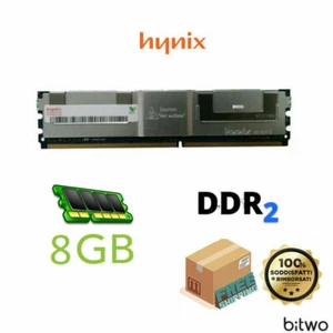 Hynix HMP31GP7AFR4C-Y5D5 8GB 240Pin DIMM DDR2 667MHz (1Gx72) Server - Foto 1 di 1