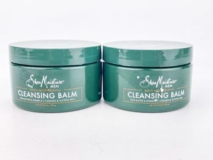 Shea Moisture Men Daily Moisturizing Cleansing Balm Shea Butter Lot Of 2 - Picture 1 of 7