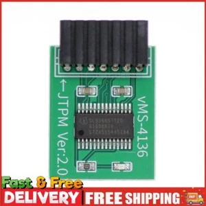 TPM 2.0 Module Encryption Security Module Remote Card for Win11 (MSI LPC-14PIN)  - Bild 1 von 9
