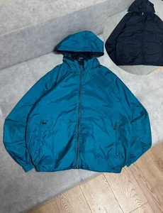 Zegna Sport Nylon Reversible Jacket Bag Size L Vintage Luxury Style Blue Navy - Picture 1 of 22