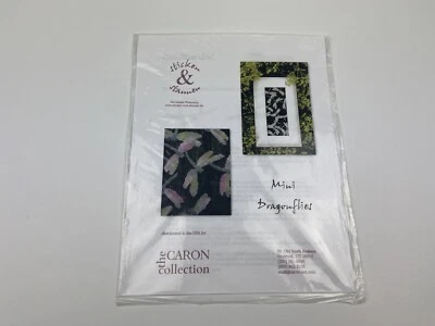 The Caron Collection Mini Dragonflies Cross Stitch Pattern Petit Point - Image 1 of 3