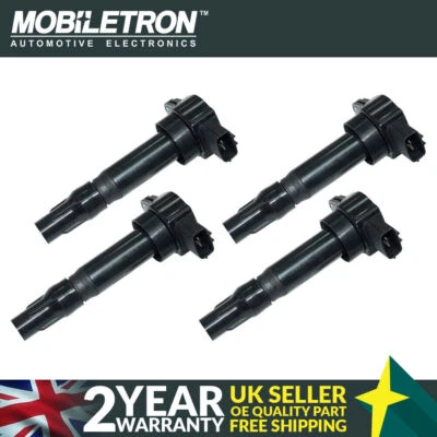 4 Pack of Mobiletron CM-14 Ignition Coil for Mitsubishi Colt CZC Colt - Image 1 of 2