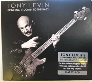 Tony Levin Bringing It Down To The Bass CD album in Digipak 2024 Jazz Rock - Picture 1 of 13