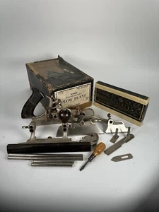 Stanley Made Wards Master No. 45 Combination Plane All Original W Box COMPLETE - Picture 1 of 19