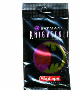 Skybox DC Comics Batman Knightfall Skycaps 1 Sealed Pack - Picture 1 of 2