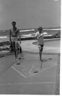 Dick Van Dyke in swim shorts family photo shoot Original 35mm Camera Negative