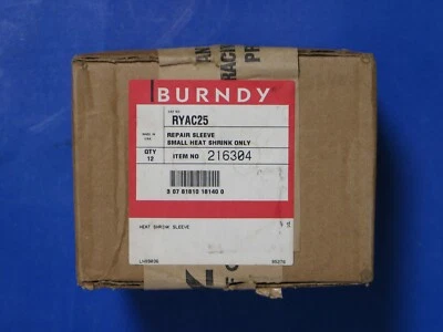 MANGAS TERMOENCOLHÍVEIS QUEIMADAS APENAS RYAC25-UW UMA CAIXA DE DOZE #216304 - Imagem 1 de 2