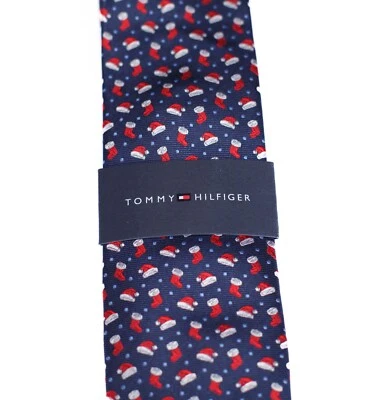 Шляпа Tommy Hilfiger Santa Claus рождественские чулки праздничный мужской шелковый галстук - Изображение 1 из 4
