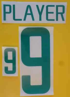 53GRADSPORT Flock numero numero numero número maglia jersey shirt Brasile Brasil Brazil 2002 home