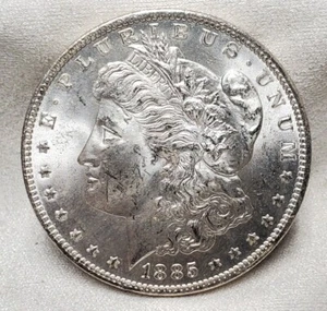 Gem BU 1885 O Morgan Silver Dollar Us Mint Unc Coin - Picture 1 of 2