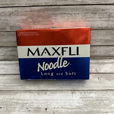 Maxfli Noodle Golf Balls Long & Soft Solid Core 12 Pack New Made In The USA - Image 1 of 4
