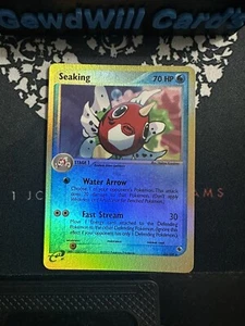 Seaking 21/109 EX Ruby & Sapphire Reverse Holo Pokémon TCG Near Mint - Picture 1 of 2