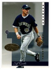 JEFF CIRILLO  BREWERS   1996 LEAF SIGNATURE SERIES  #27  GOLD PRESS PROOF