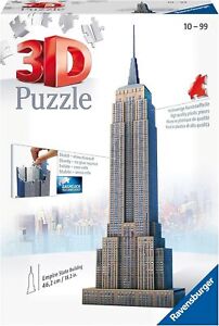 NEW! Ravensburger Empire State Building 226pc 3D Puzzle