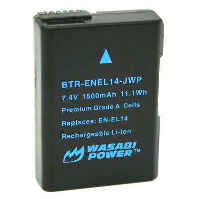 Wasabi Power Battery for Nikon EN-EL14, EN-EL14a