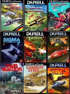 Multi-listing Durell Computer Game ZX Spectrum retro metal plaques signs - Picture 1 of 11