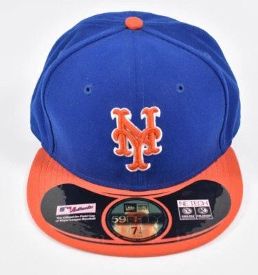 Gorra de béisbol New York Yankees New Era 59Fifty azul y naranja talla 71/4 Foto 1 de 4