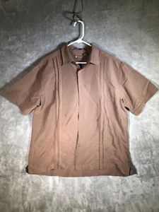 Centro Mens Shirt XL Brown Dress Design - Picture 1 of 9