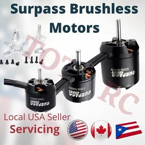 SURPASS HOBBY 2212 2216 2814 4250 5055 5065 Motori brushless RC Ala aereo - Foto 1 di 35