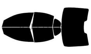 PreCut All Sides + Rear Window Film Any Tint Shade % For Volvo S80 2007-2016 - Foto 1 di 10