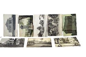 Antique Postcards Connecticut Lot of 8 Various Buildings Early 1900s - Picture 1 of 18