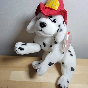 NUEVO Ty Beanie Baby - FIREPLUG the Dog (BOM octubre 2004) (7,5 pulgadas) - MWMTs - Imagen 1 de 1