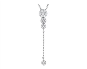Bella Luce White Cubic Zirconia Platinum Over Sterling Silver Necklace 0.59ctw - Picture 1 of 3