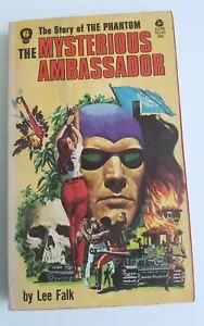THE PHANTOM THE MYSTERIOUS AMBASSADOR LEE FALK #6 PAPERBACK BOOK 1973 AVON - Picture 1 of 6