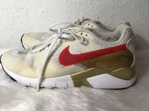 Zapatos para correr olímpicos para mujer Nike 7.5 Air Pegasus 845012-101 blancos/dorados - Imagen 1 de 9