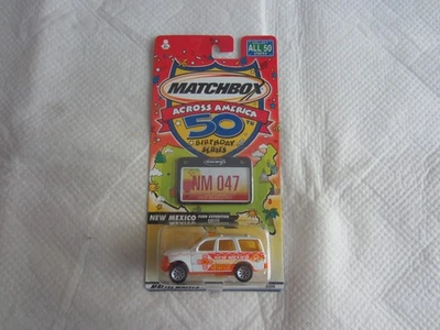 2001 Mattel Matchbox Across America:  New Mexico Ford Expedition Police NIP - Image 1 of 3