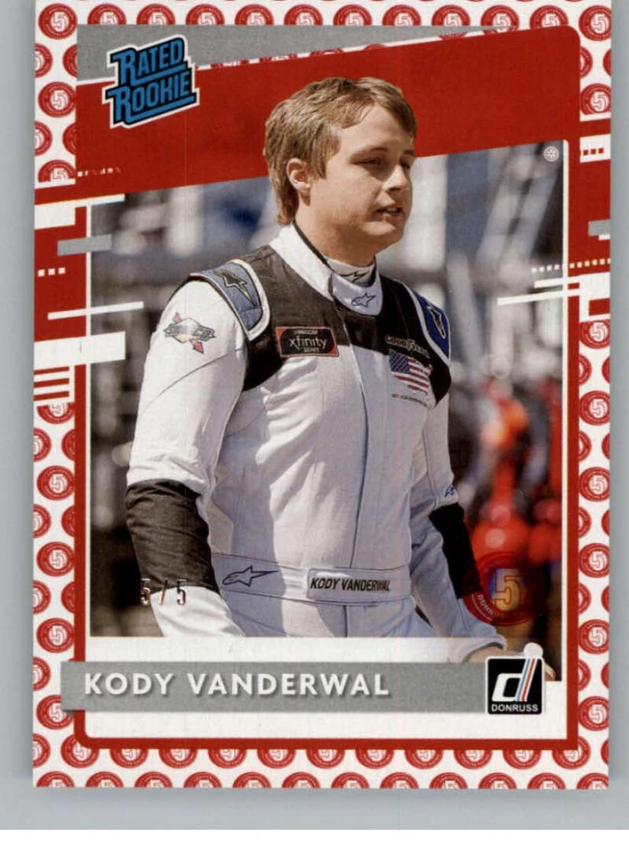 2021 Donruss NASCAR Racing 5th Anniversary Parallel Cards Pick From List /5 - Image 1 of 1