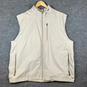 SCOTTeVEST Vest Mens XL Khaki Brown RFID Travel TEC Multi Pocket SeV Utility - Picture 1 of 15