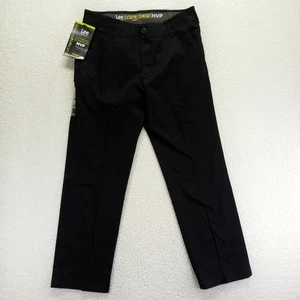 Lee Extreme Comfort MVP Straight Fit Black Mens Casual Dress Pants 34x30 - Picture 1 of 9